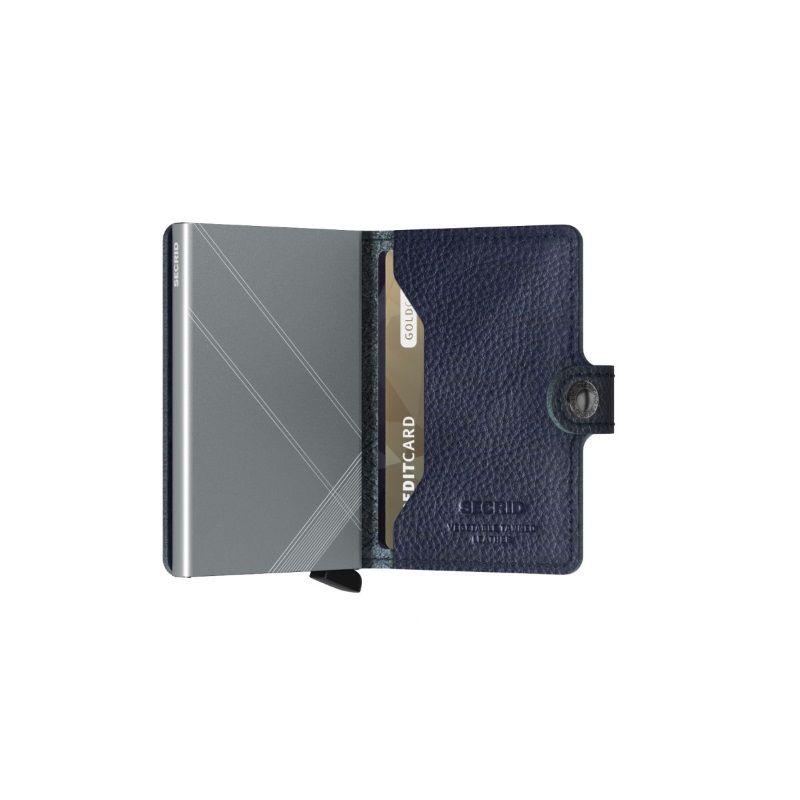 Secrid Mini Wallet Stitch Linea Navy