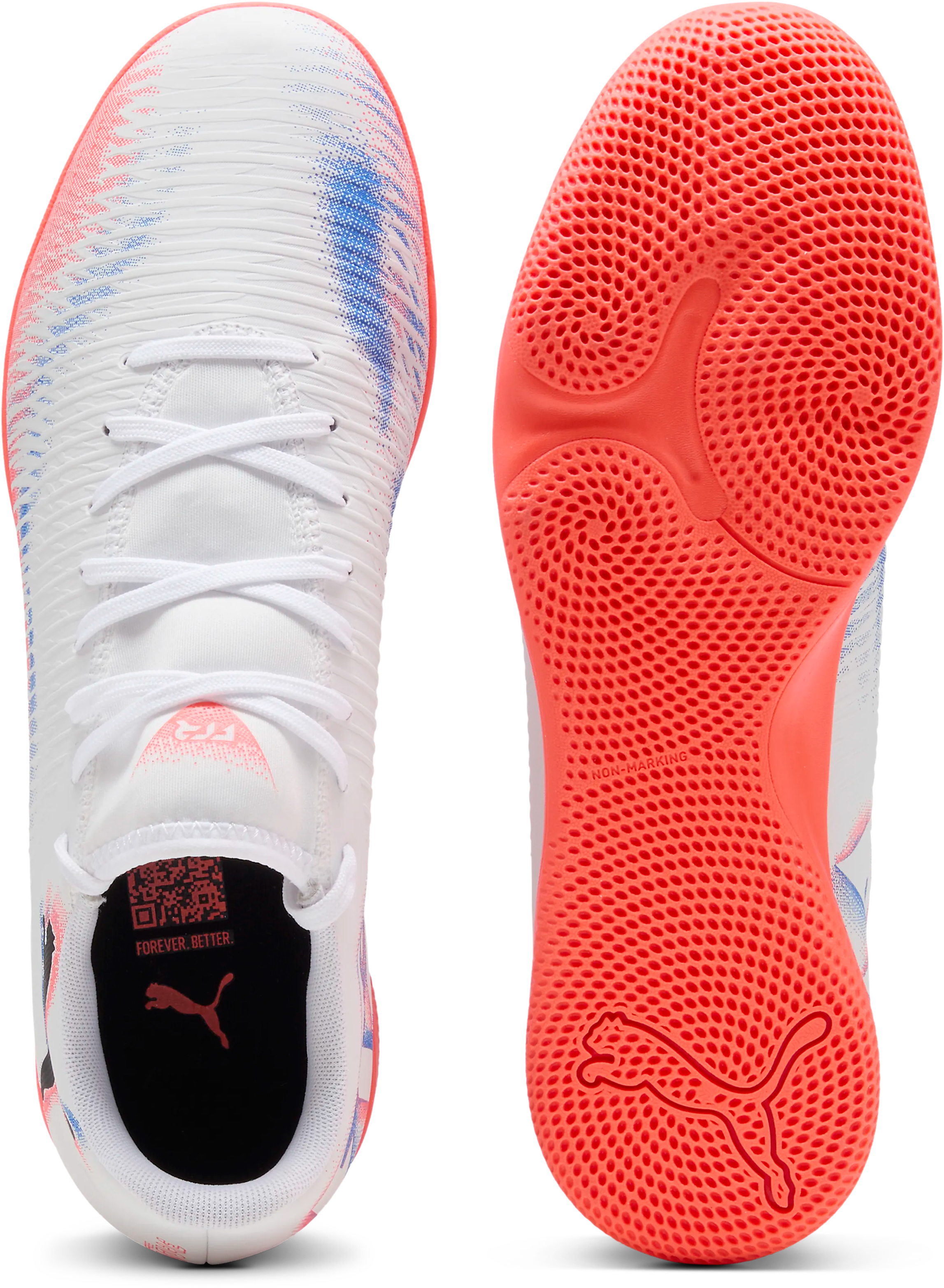 Future 8 Play IT Unisex PUMA White/PUMA Black/Glowing Red