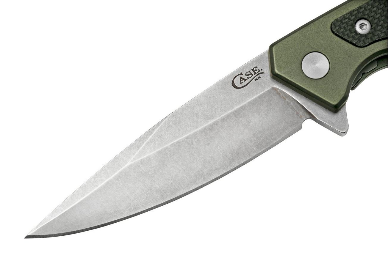 Case The Marilla, Green Anodized Aluminum, S35VN, Black G10 Inlay, 25883 zakmes