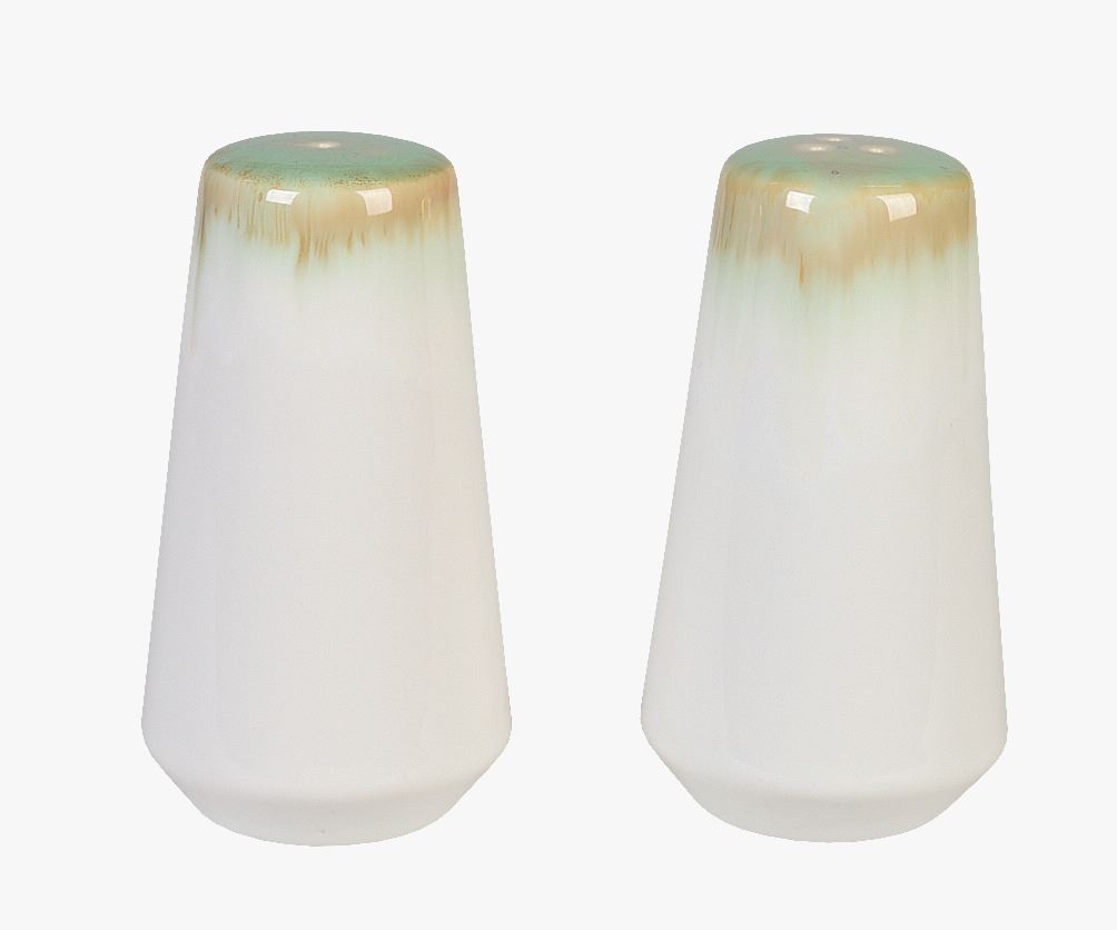 Salt og pepper bøsse multi hvit - 10,5 cm ø 6