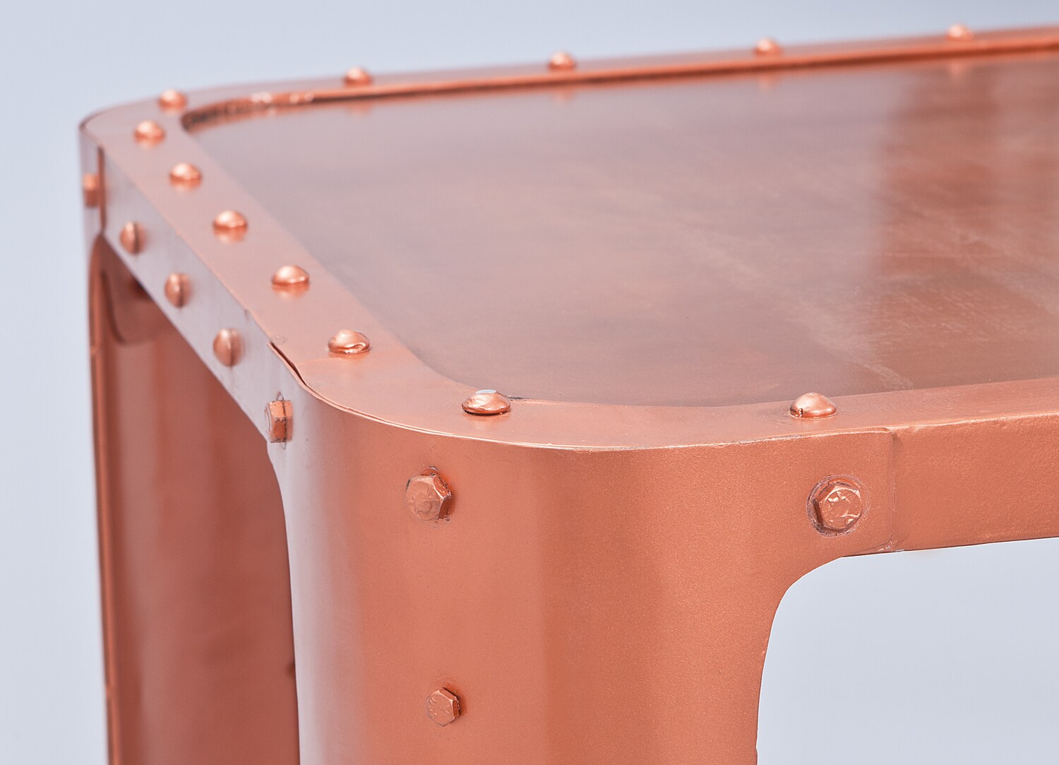 Inter Link Couchtisch Gormur im Vintage-Look - Kupfer