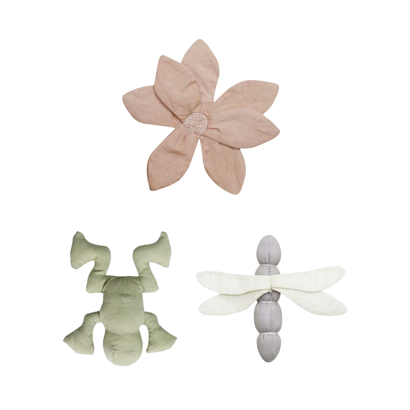 Set mit 3 Rasseln Lily Pond
