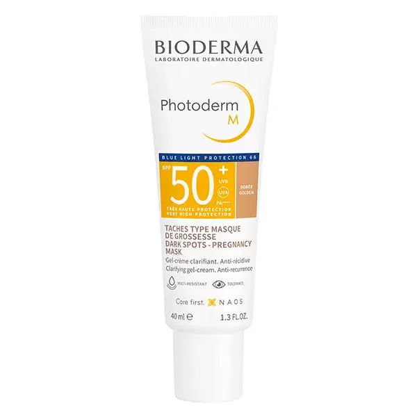 Bioderma Photoderm M Gel-Creme Protetor Solar com Cor para Hiperpigmentação FPS 50+ 40ml
