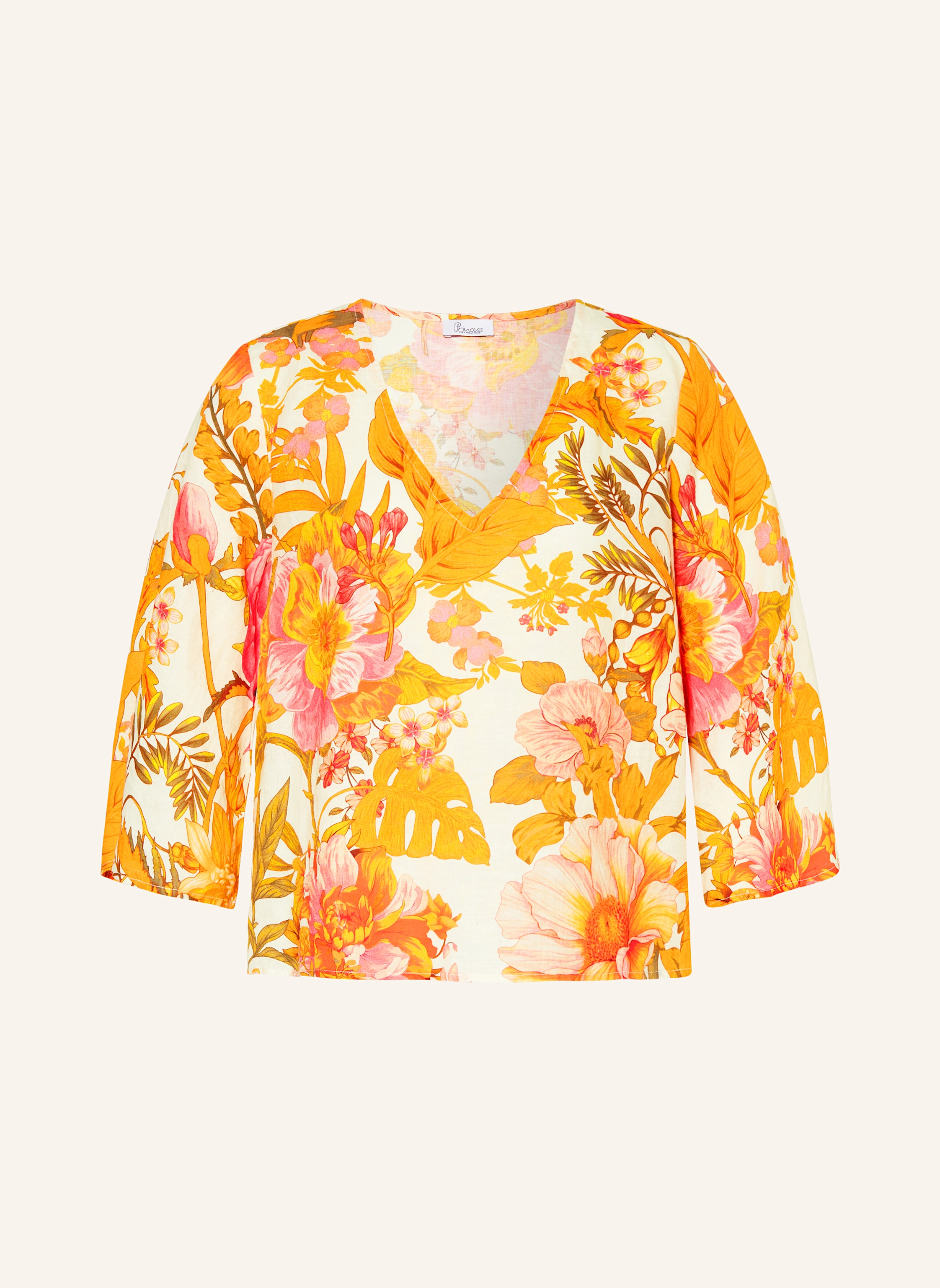 Princess GOES HOLLYWOOD Leinenbluse mit 3/4-Arm
