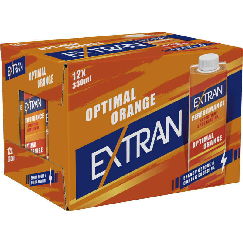 Extran Performance optimal orange 12-pack