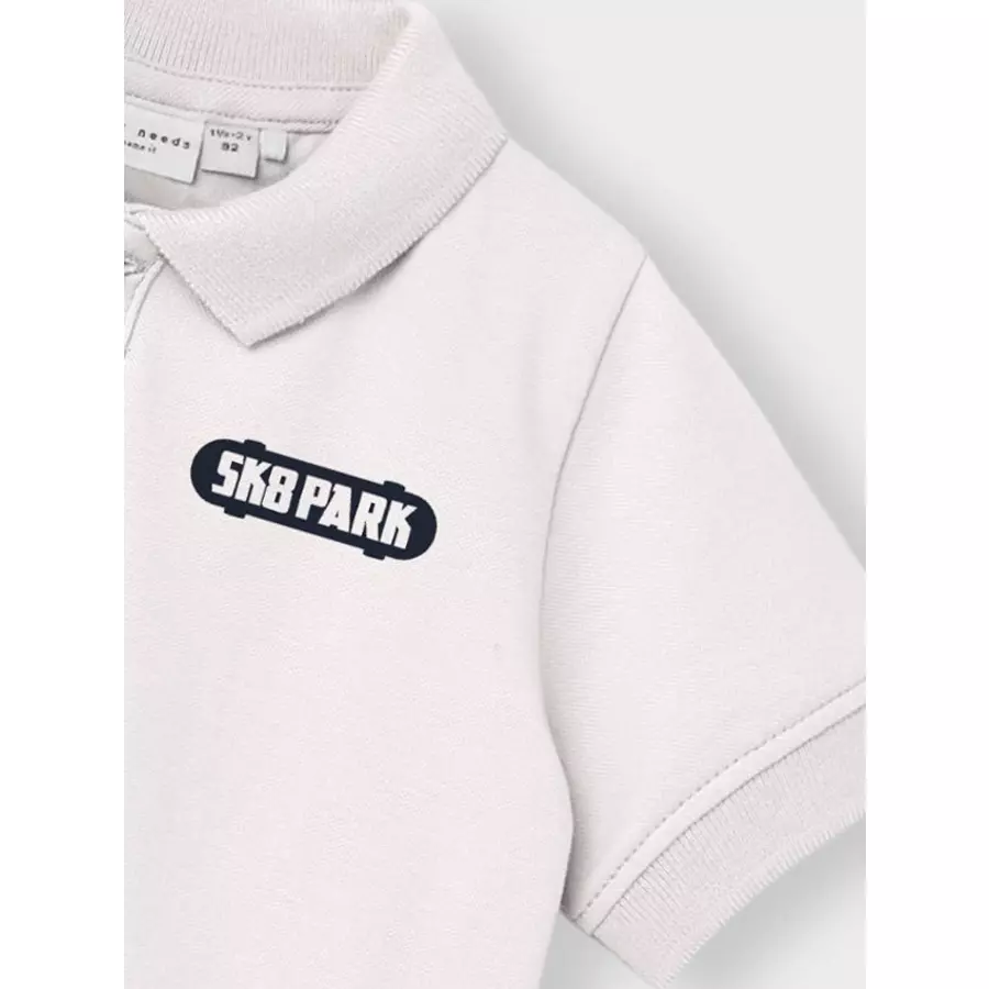 name it Poloshirt Nmmvolo White Alyssum