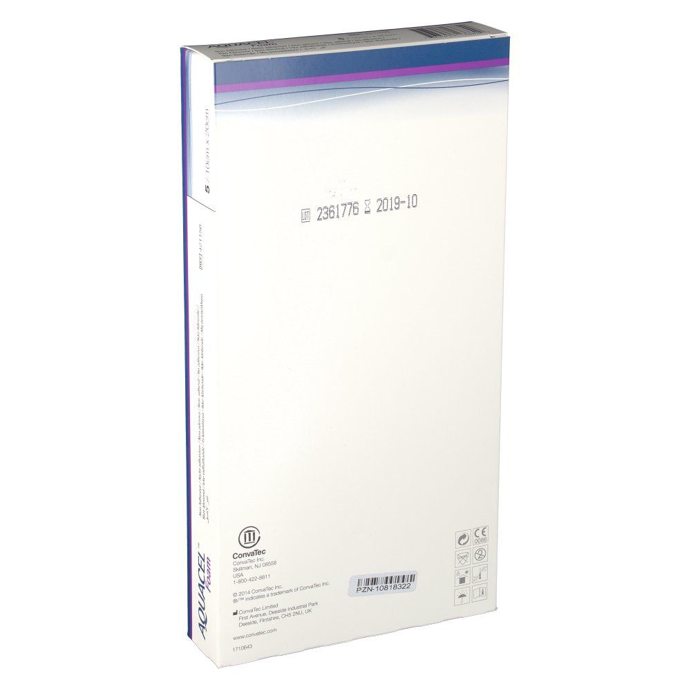 AQUACEL® Foam nicht adhäsiv 10 x 20 cm