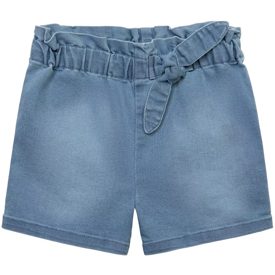 MINOTI Jeansshorts Hellblau Meliert