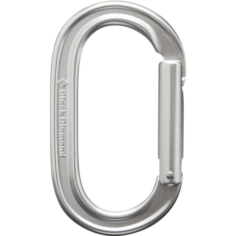Black Diamond Oval Keylock Carabiner Polished