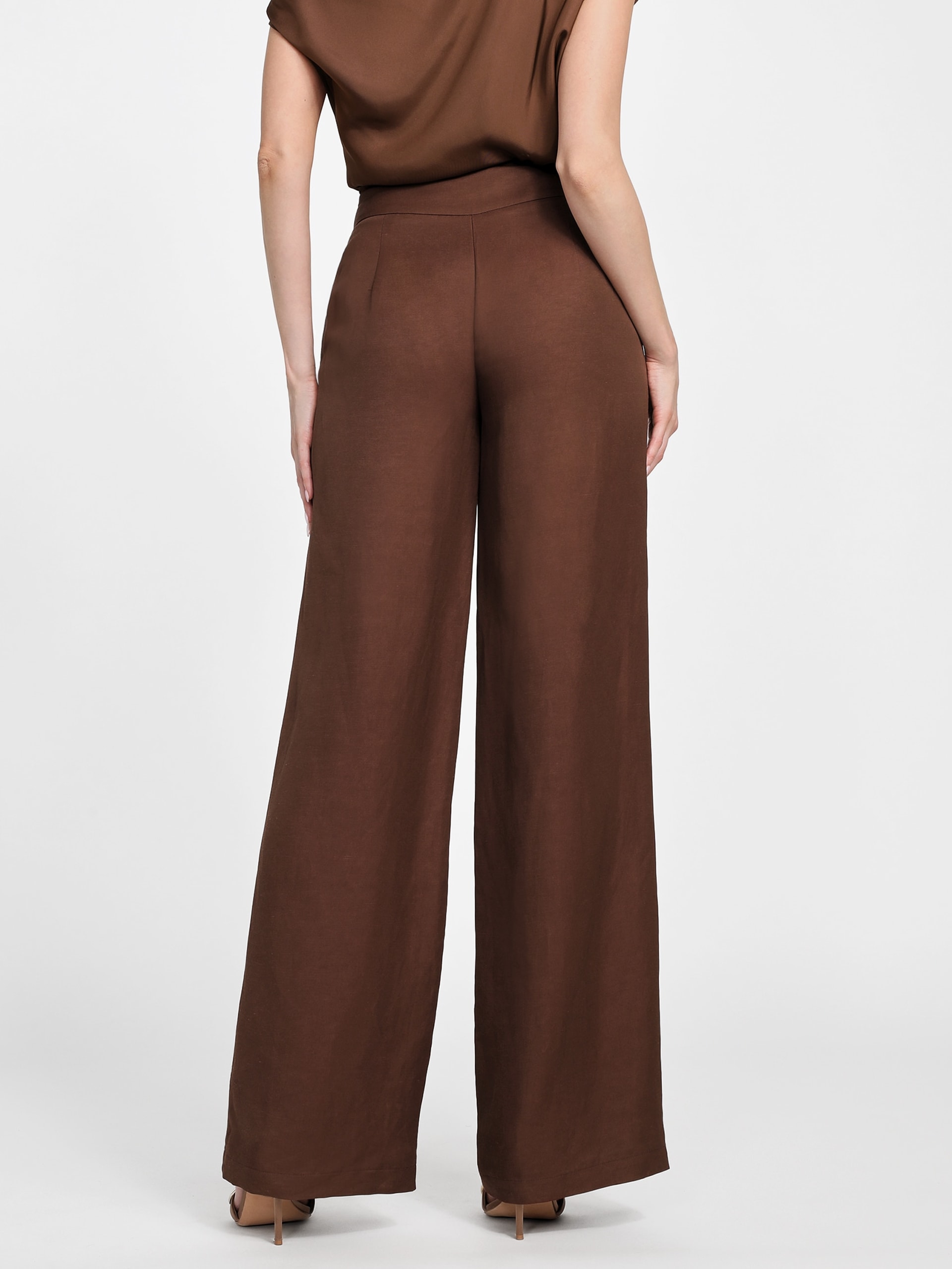 Calça Eco Greta em mistura de linho