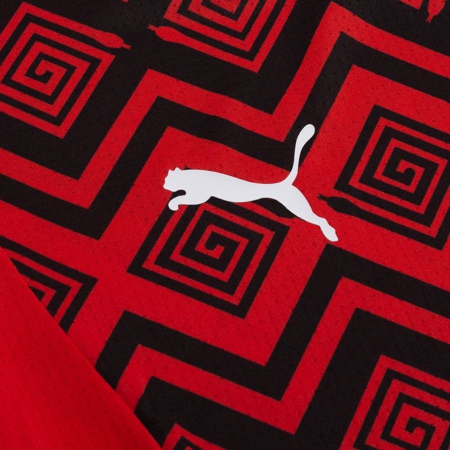 Égypte T-shirt d'Entraînement Avant-Match Africa Cup of Nations 2025 - Rouge/Noir