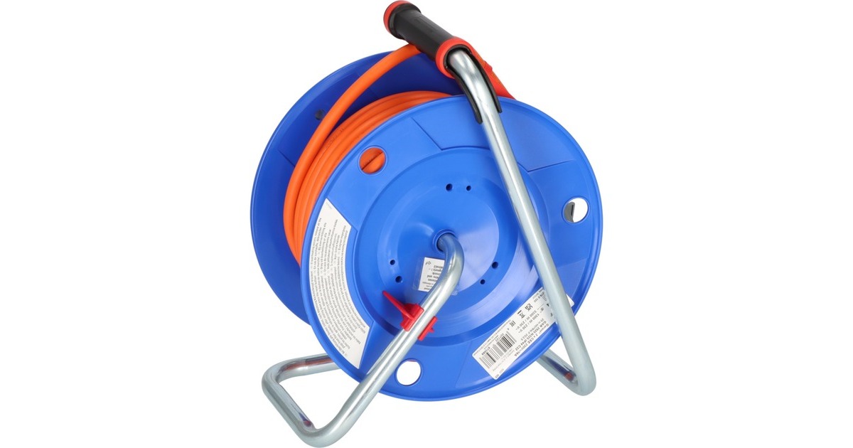 BrennenstuhlGarant CEE 2 IP44 Kabelhaspel van speciale kunststof, 25m RN-kabel  (Blauw/oranje, 25m RN-kabel)
