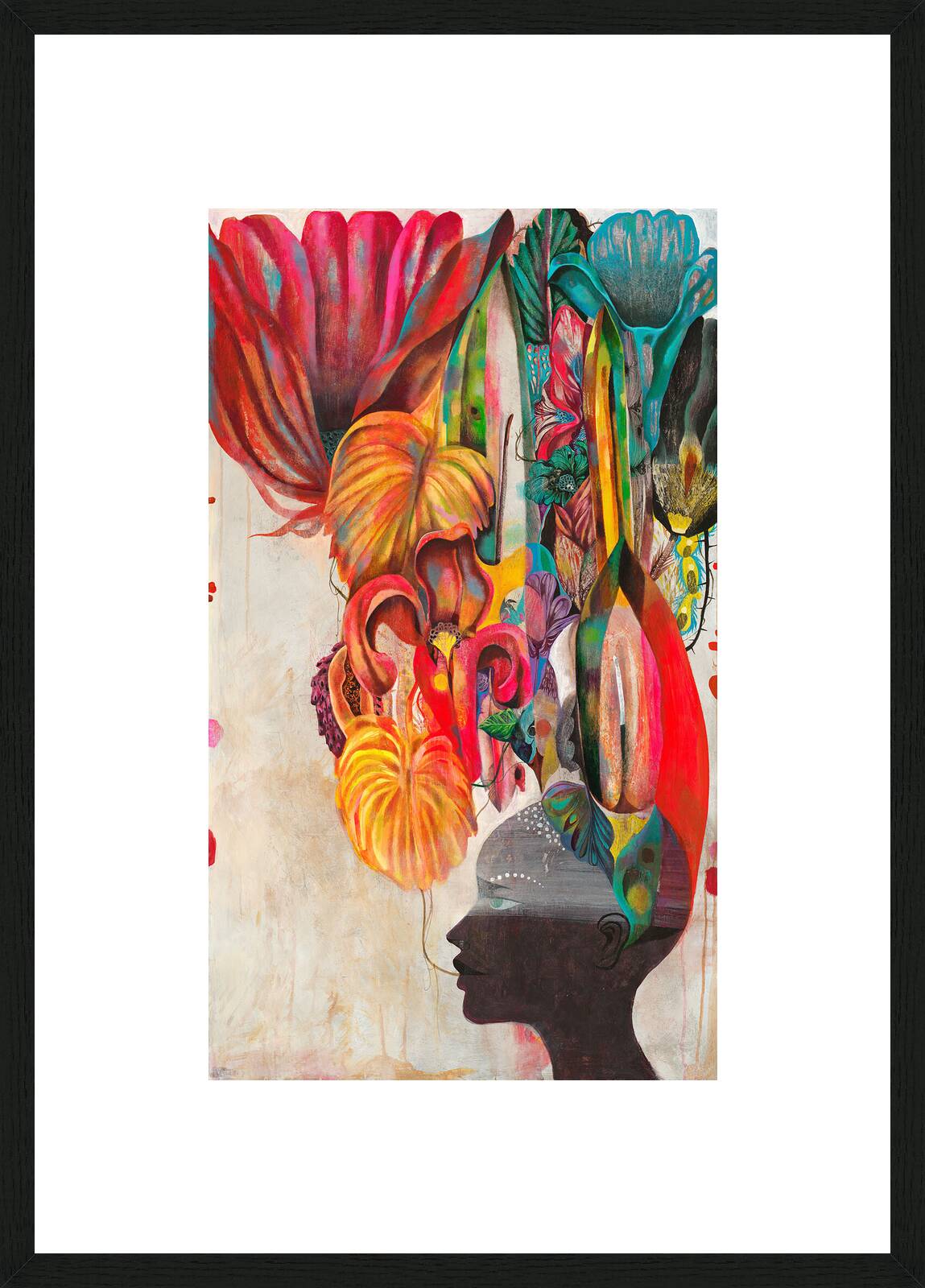 Strange Flowers Black Paradise by Olaf Hajek - Limited Edition. Edition of: 150. Signed.