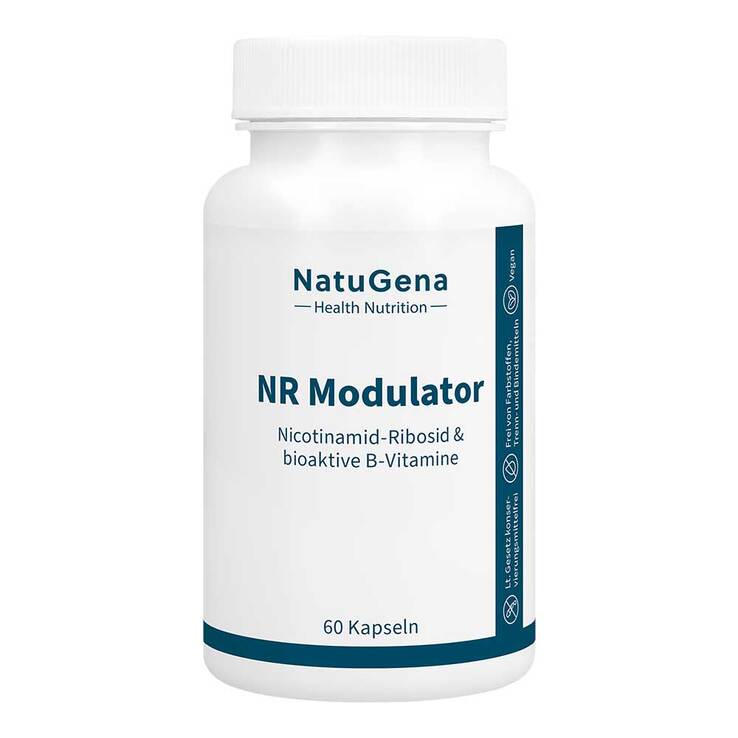 NR Modulator Nicotinamid-Ribosid + B-Vitamine Kapseln , 60 St