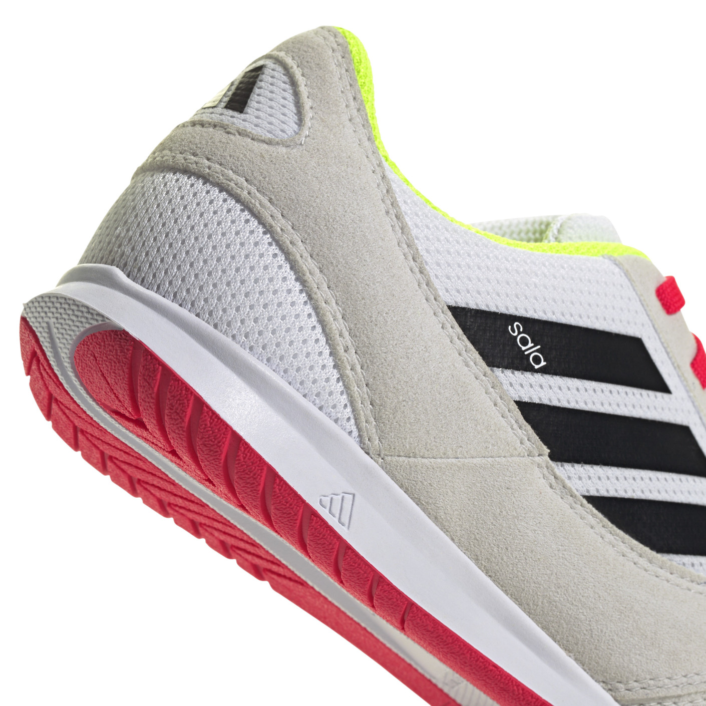 Adidas Top Sala Competition II Zaalvoetbalschoenen (IN) Kids Wit Grijs Rood Geel