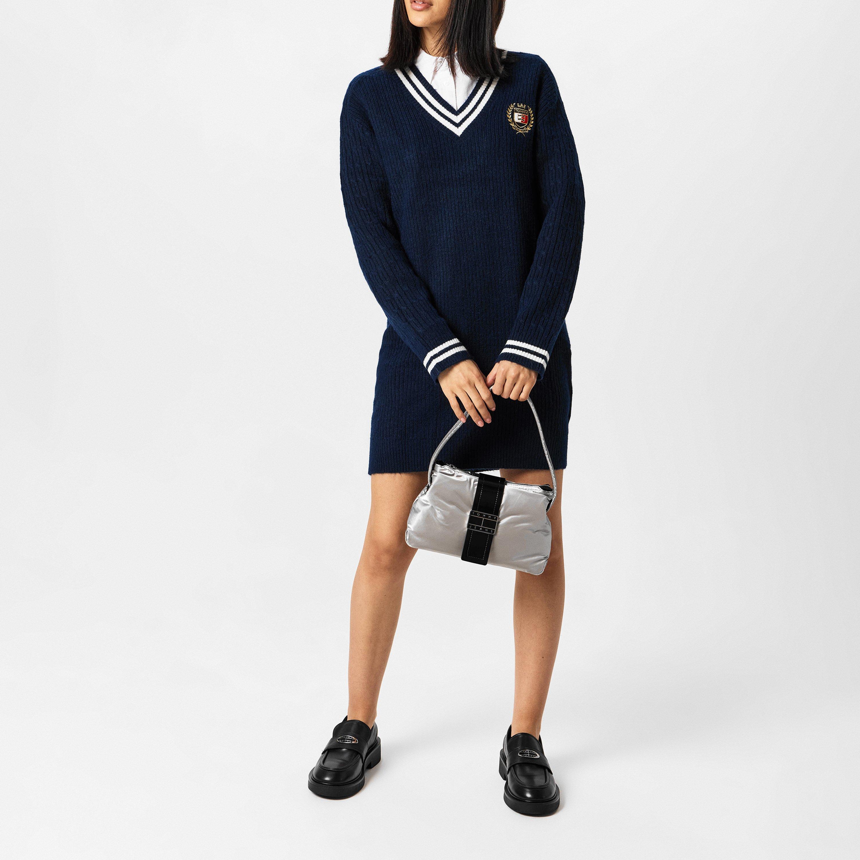 Tommy Jeans Crest Sweater Jumper Dress