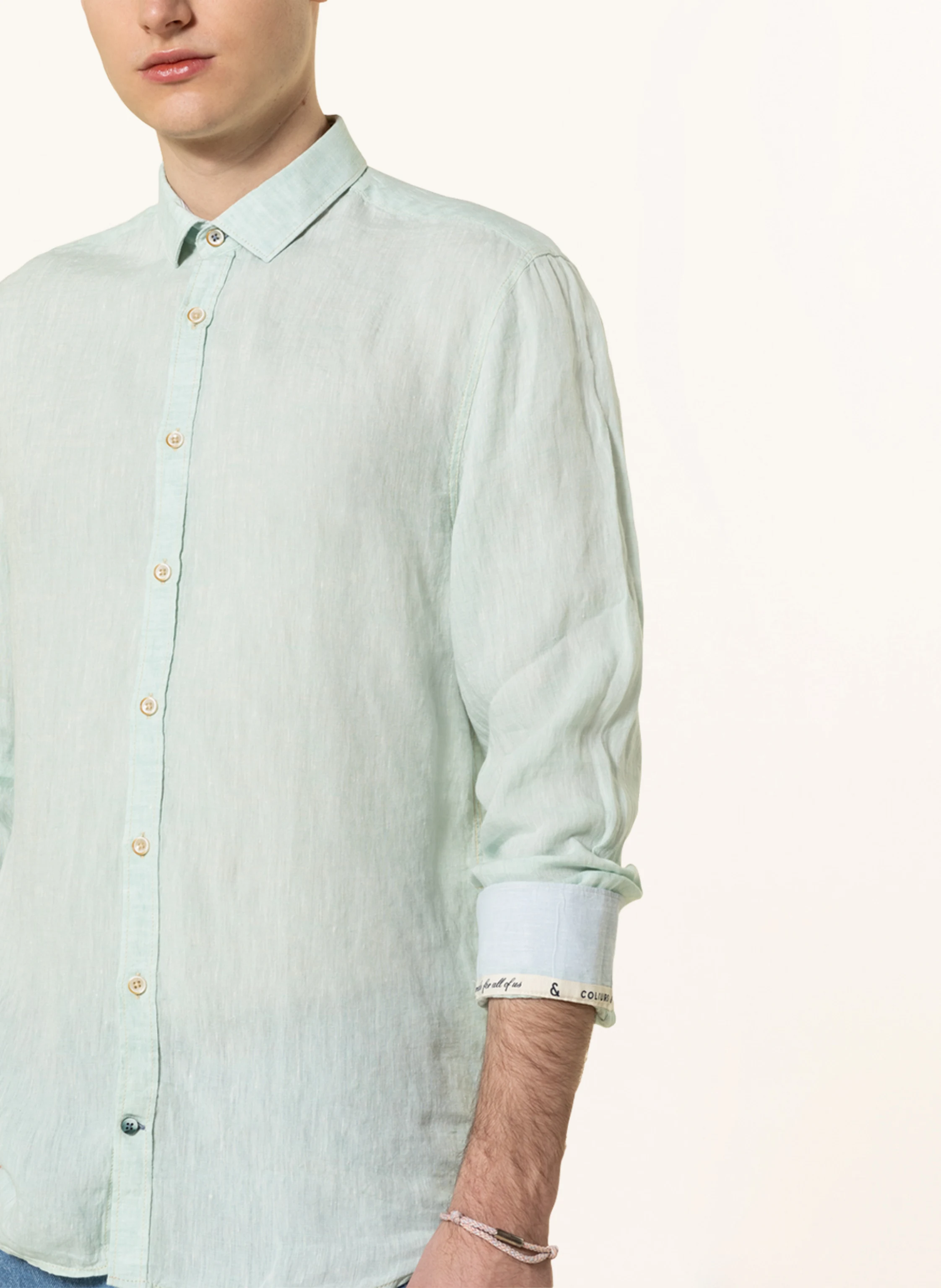 COLOURS & SONS Leinenhemd Regular Fit
