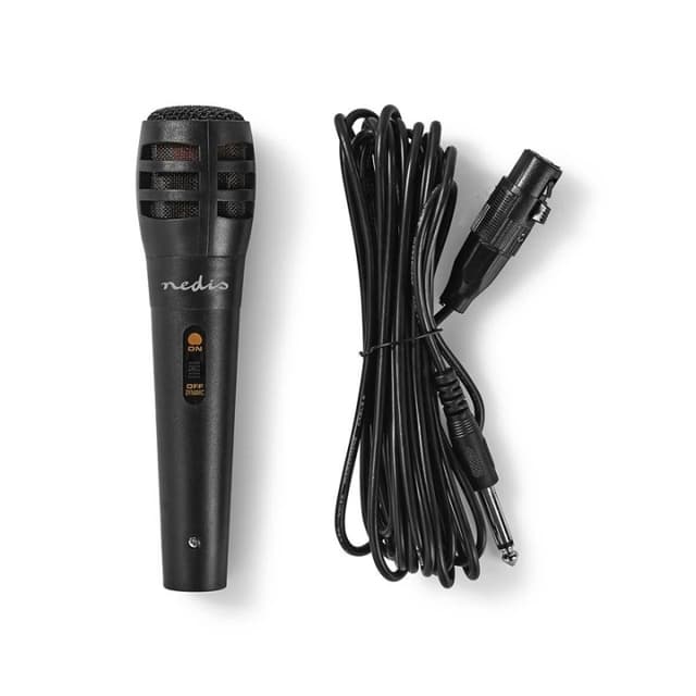 Nedis Mikrofon | Cardioid | Aftageligt kabel | 5.00 m | 80 Hz