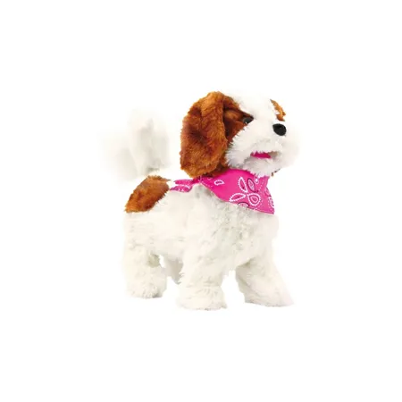 Jamara Lucky RC Plüschhund Weiß-Braun 27MHz