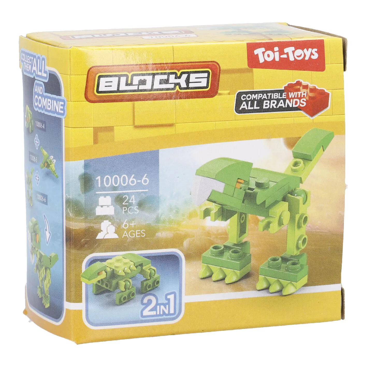 Bausteine-Set Dino 2in1, 2 Bein