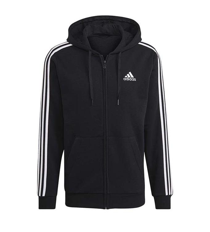 adidas Men Essentials Fleece 3-Stripes Hoodie
