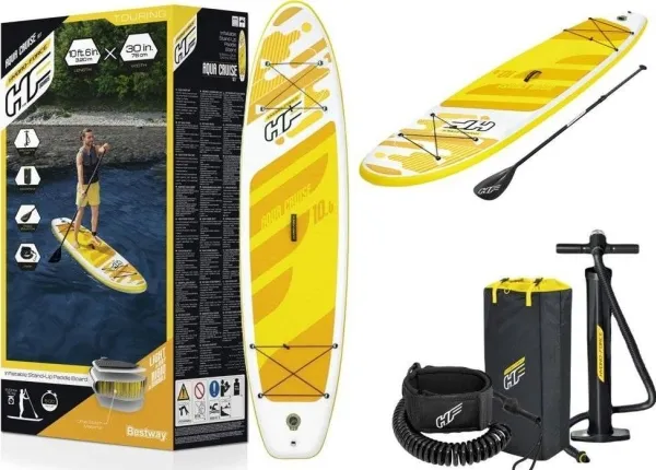 Hydro-Force SUP Paddle Board 3.20m x 76cm x 12cm  Aqua Cruise sæt