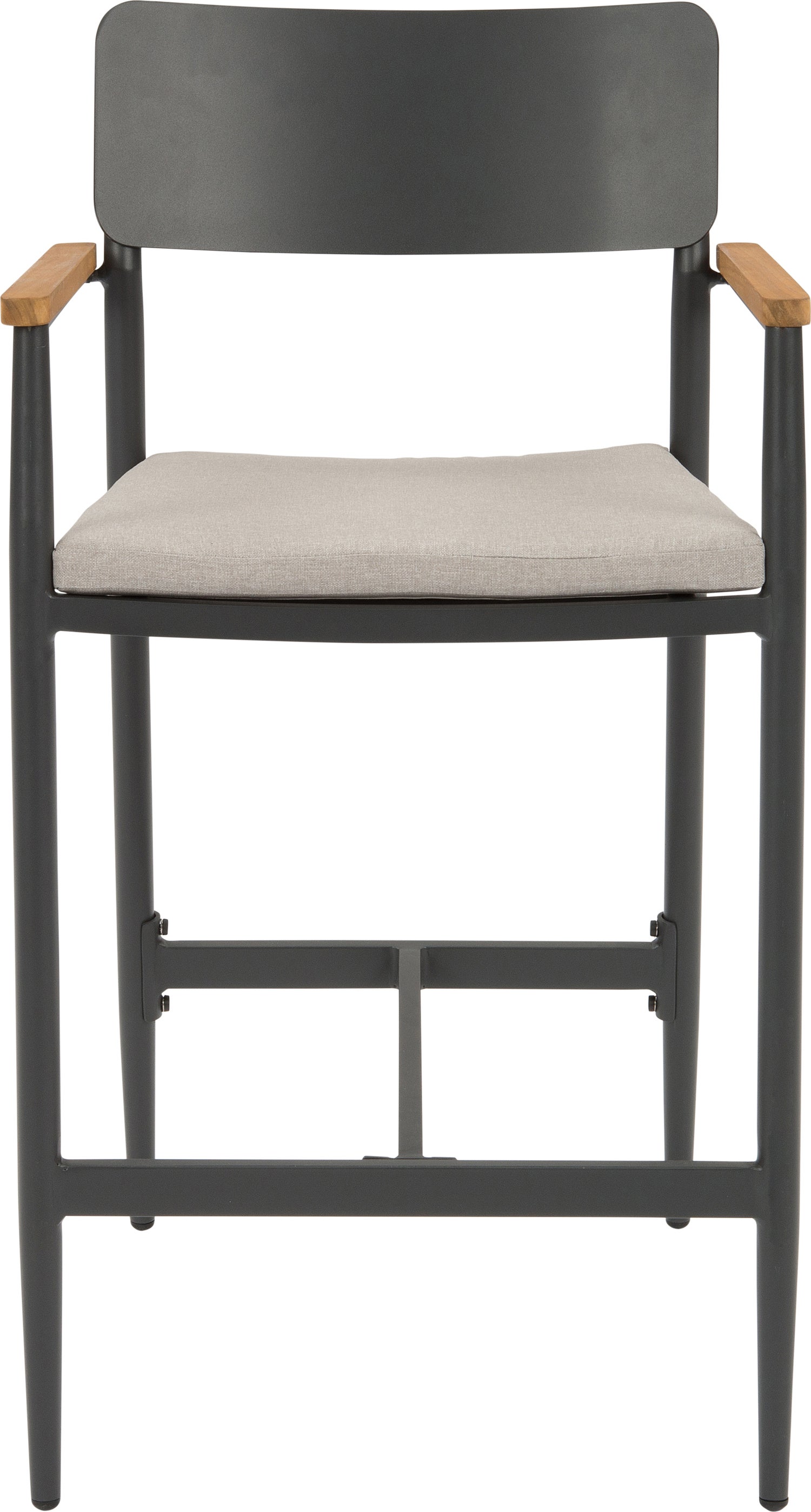 Intratuin 4-zits barset Suze aluminium antraciet