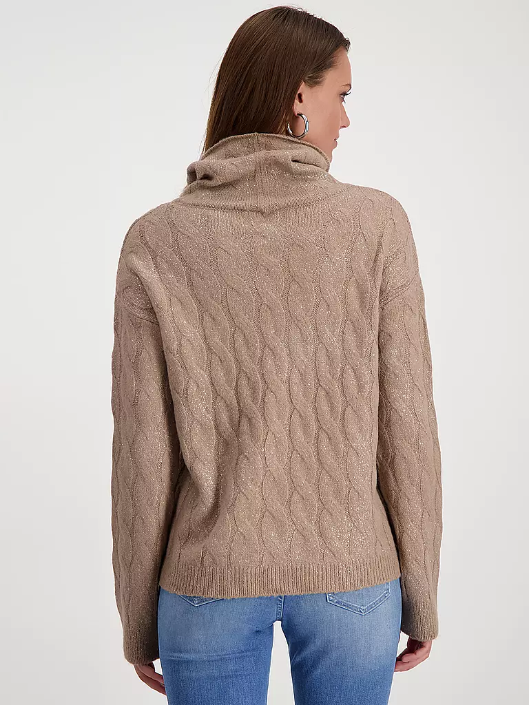 MONARI Rollkragenpullover beige