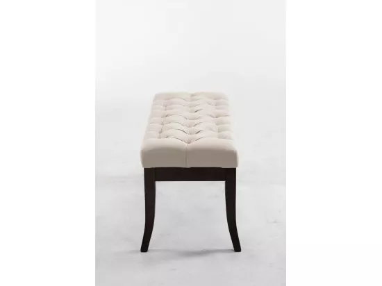 Banquette - Tissu & Bois - Crème - Ramses