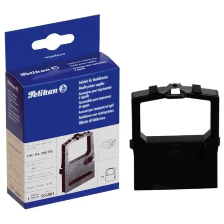 Pelikan Farbband f. Oki ML390 FB schwarz Nylon 8mm/1.8m