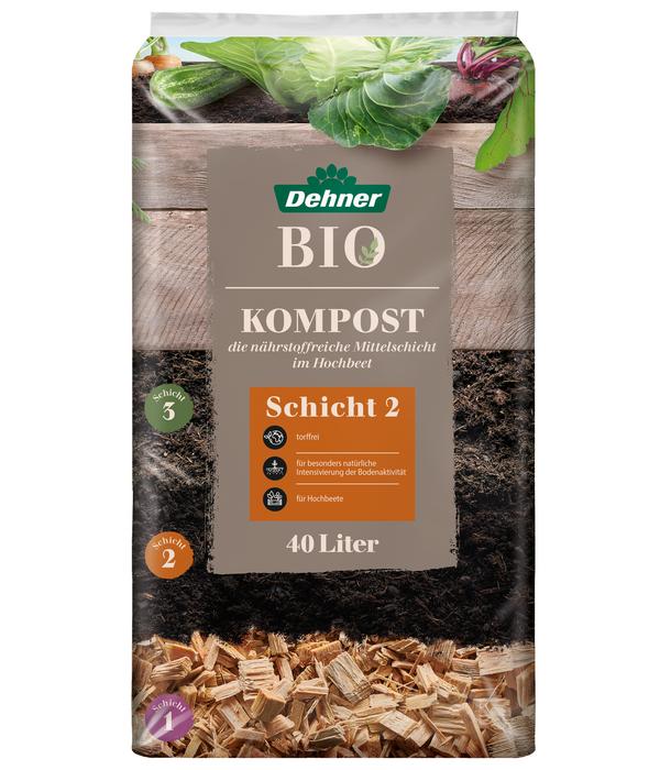 Dehner Bio Hochbeet-Kompost, 40 l