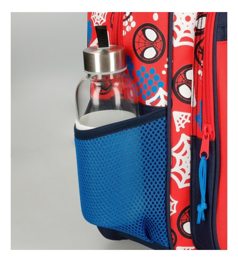 Joumma Bags Mochila Escolar Spidey e amigos 40cm vermelho