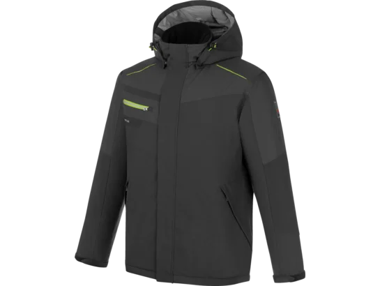 Softshell matelassée de travail Stretch Evolution Würth MODYF Anthracite/Lime