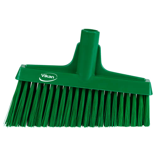 Balai biseauté fibres médium alimentaire PLP 26cm vert Vikan