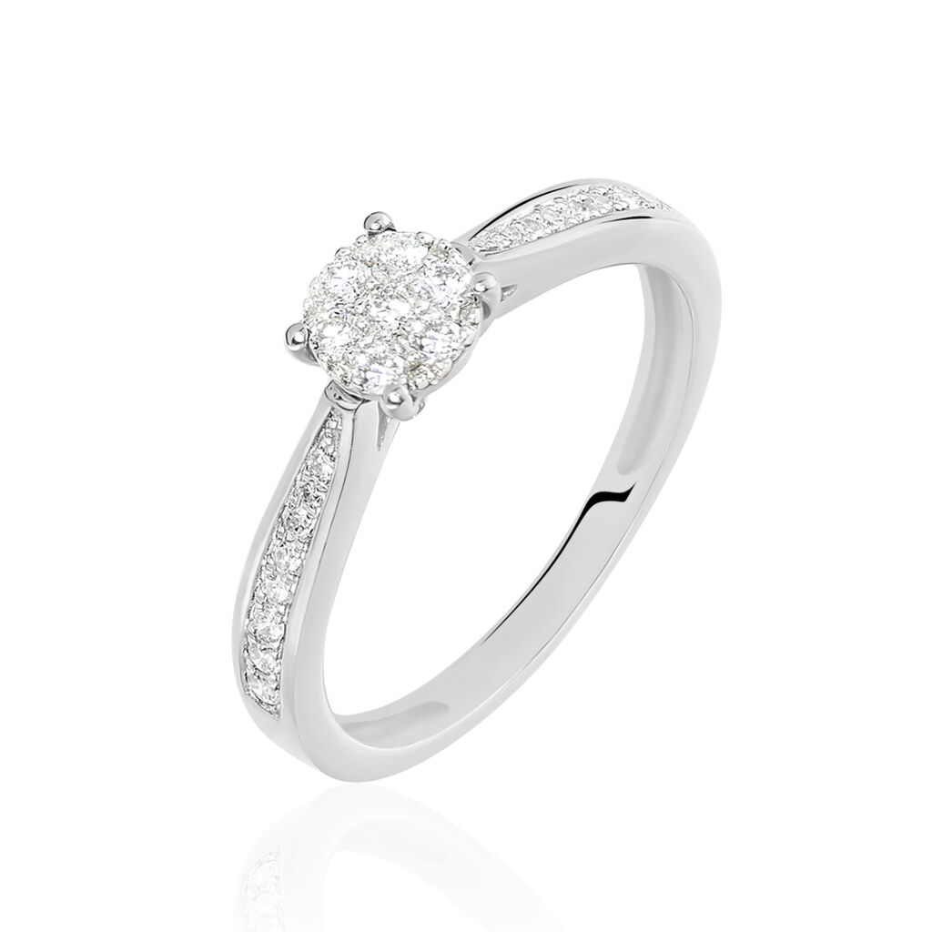 Bague Celia Or Blanc Diamant