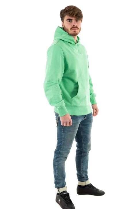 sweat calvin klein jeans micro monologo hoodi l1c neptunes wave
