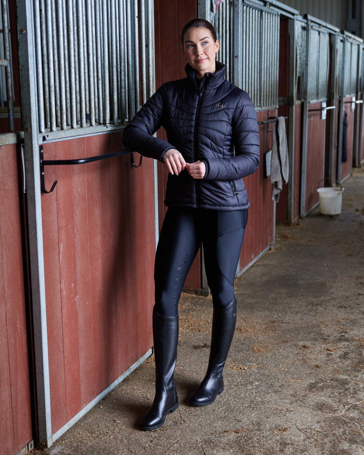 LEVITY Lilly Function Equestrian Riding Tights Black