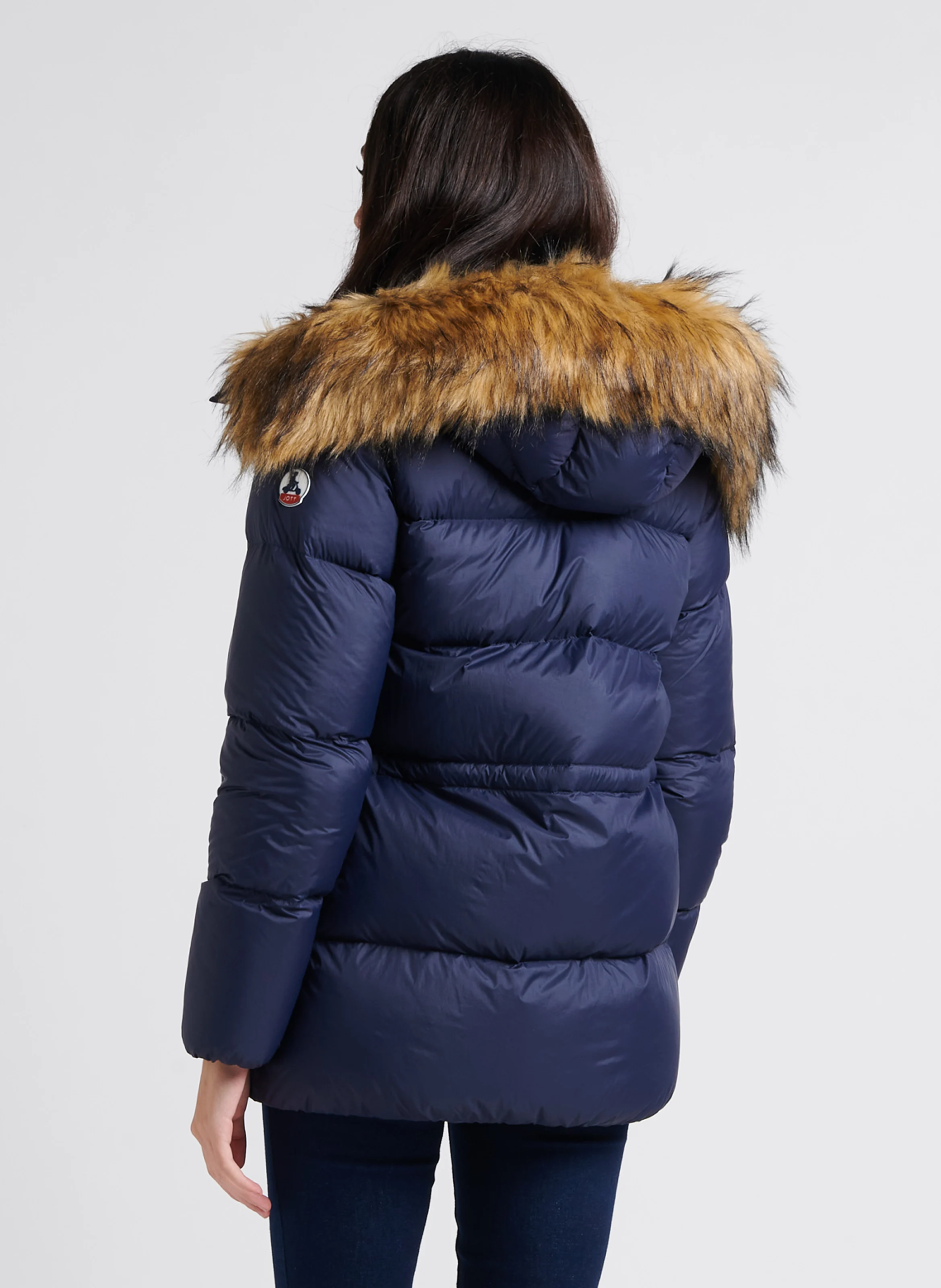 LUXE 2.0 - Doudoune à capuche droite | Bleu