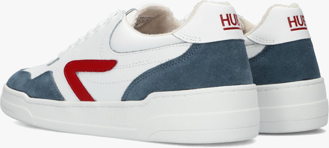 HUB witte hub lage sneakers court-z men
