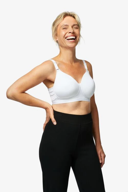 soutien-gorge prothèse préformé sans armatures blanc