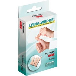 LEINA Kit de sparadrap 'Doigt', 16 pièces, couleur chair