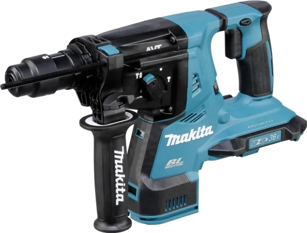 Makita DHR283ZWJU - Roterende hammer - ledningfri - 3 tilstande - SDS-plus - 2.9 Joule - intet batteri - 18 V