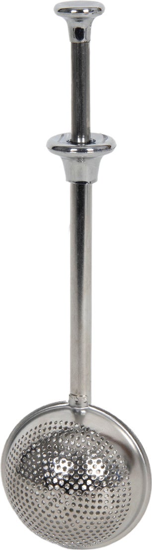 Theeknijper RVS zilver D 5 H 17,5 cm