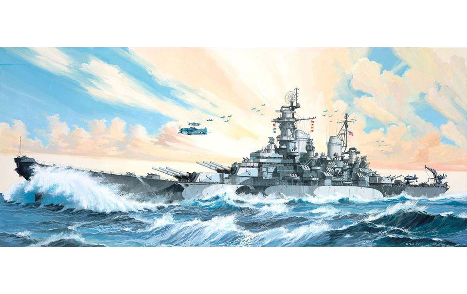 Bausatz USS Missouri 1:535Kunststoff Modellbausatz