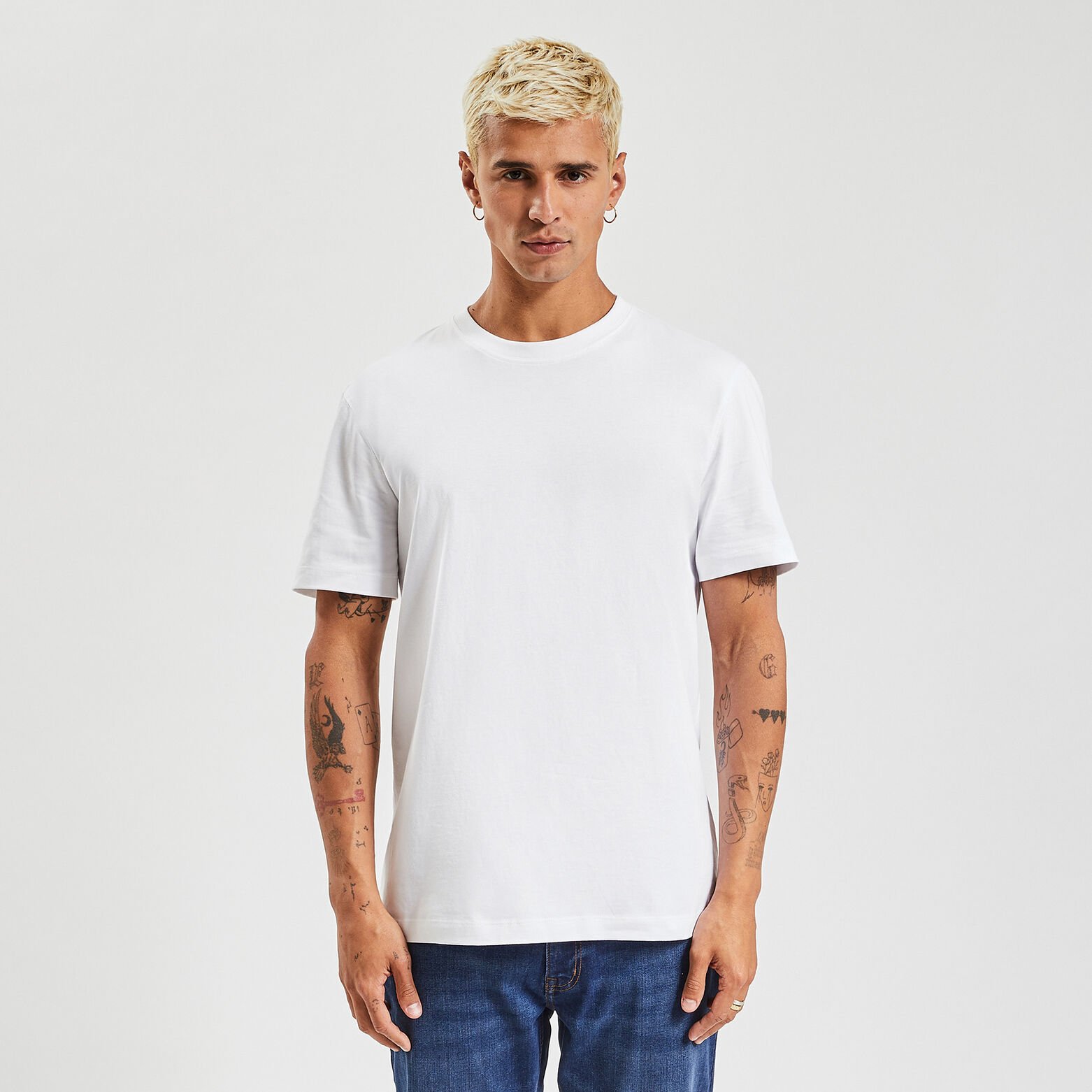 Tee shirt 'le parfait by JULES' coton issu de l'ag Blanc