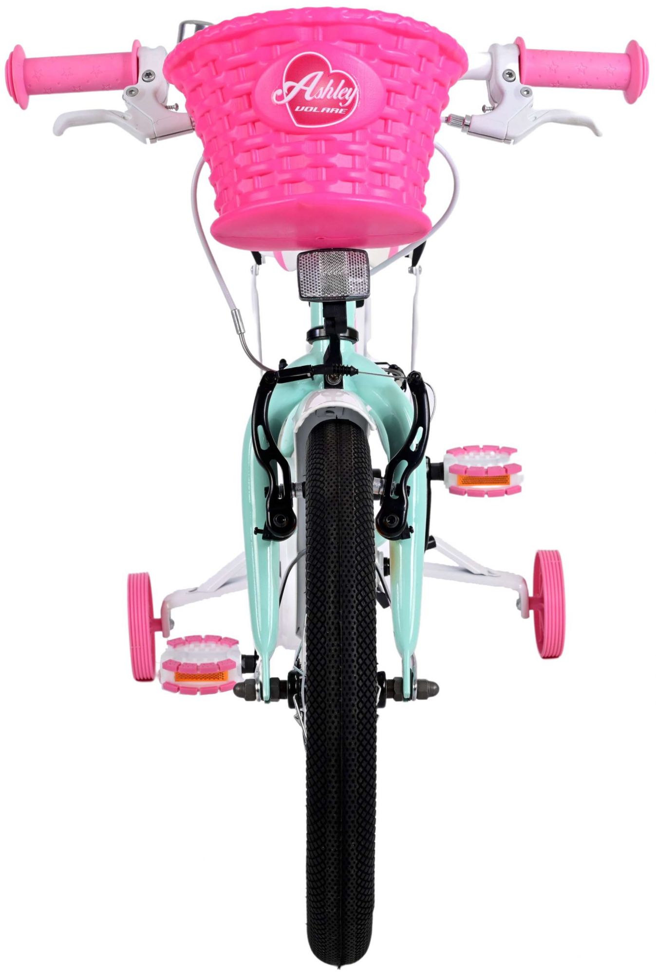 TPFSports Ashley Kinderfahrrad - Mädchen - 16 Zoll - Rücktritt + Handbremse - Rosa