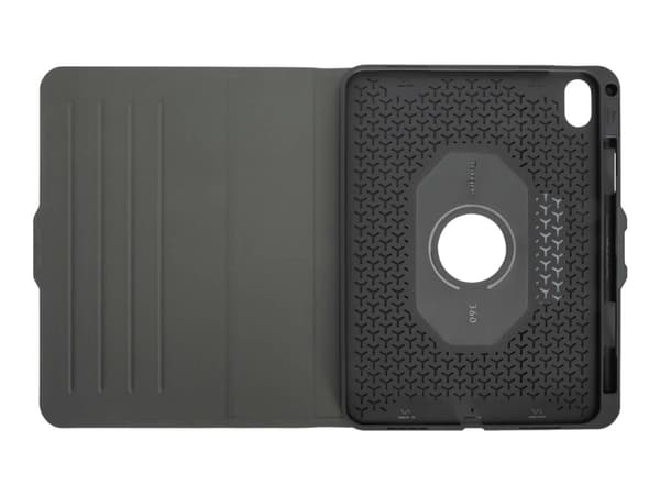 Targus VersaVu - Lommebok for nettbrett - 360-roterende - polyuretan, termoplast-polyuretan (TPU) - sølv - 10.9