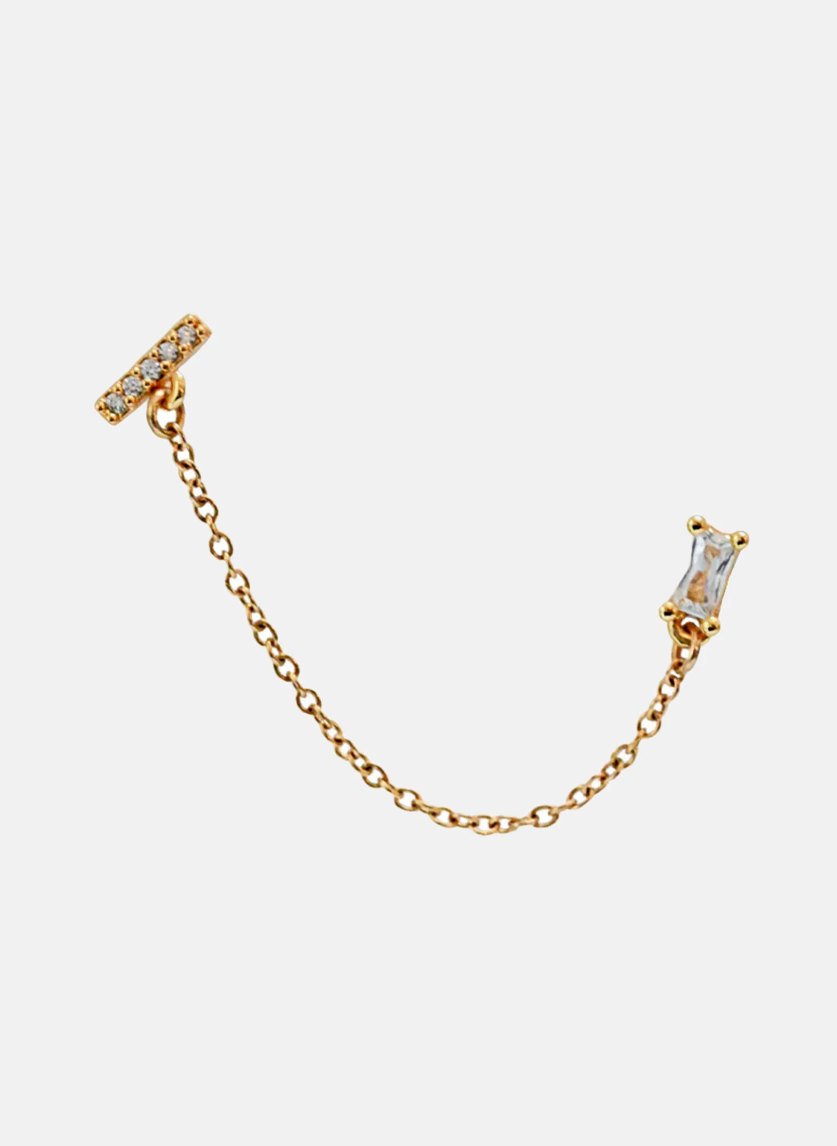 IZIA_BAR - Piercing izia bar | Blanc