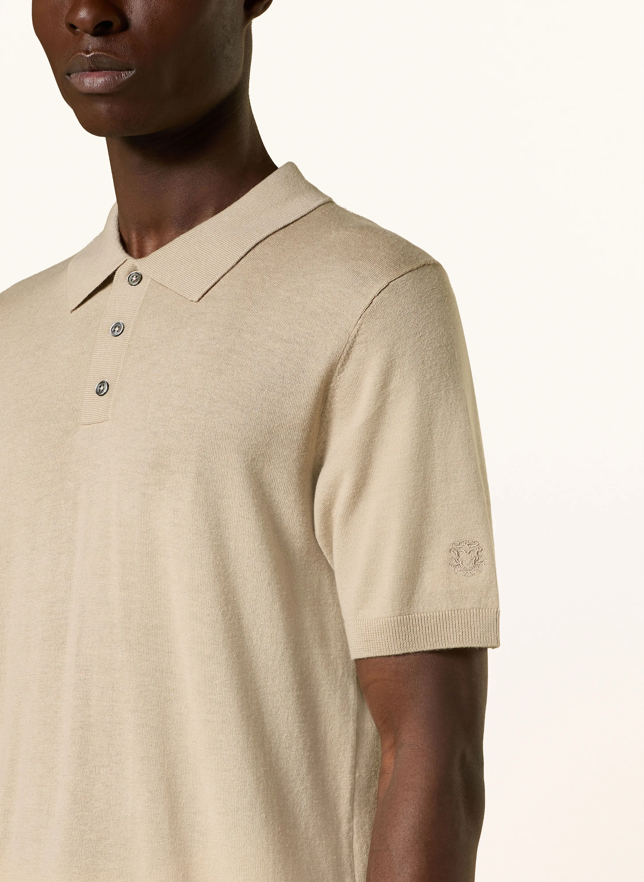 MOS MOSH Gallery Strick-Poloshirt MMGADAM