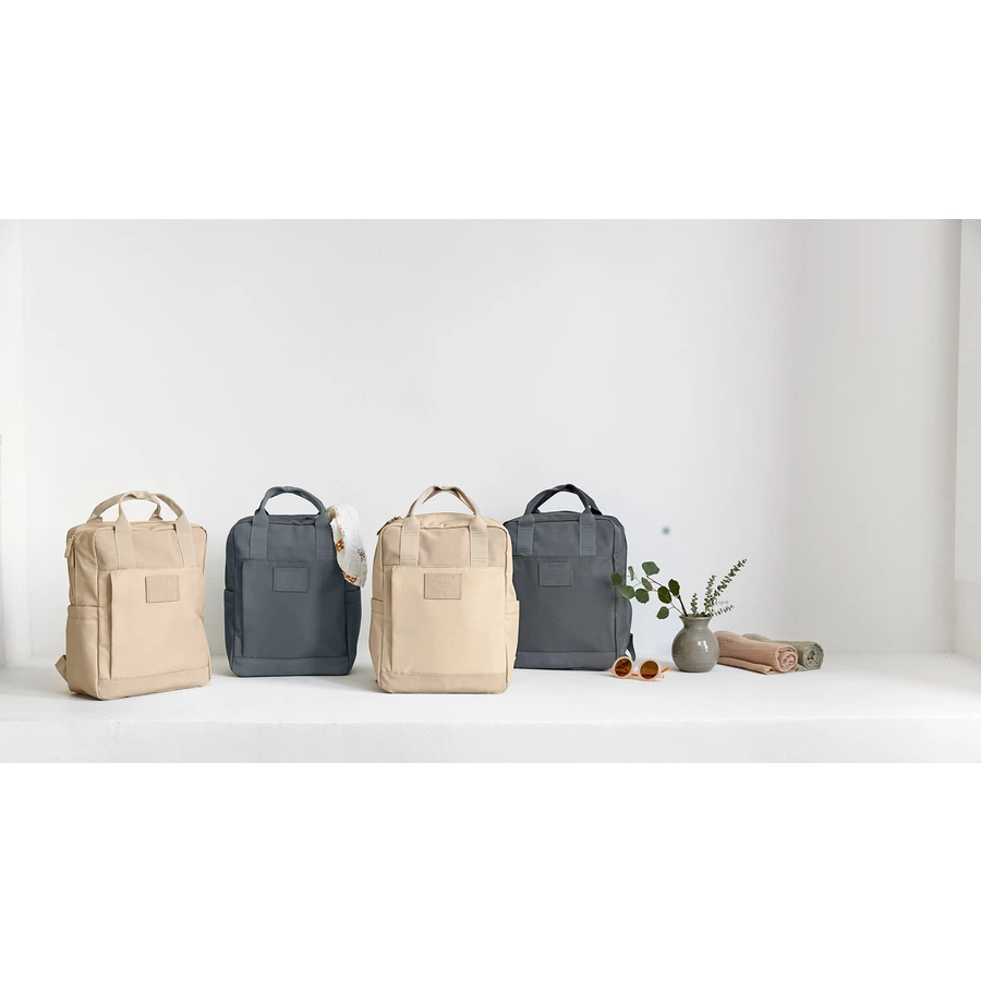 LÄSSIG Wickelrucksack Vividal Backpack humus